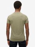 Superdry Essential Logo T-Shirt, Ash Olive Marl