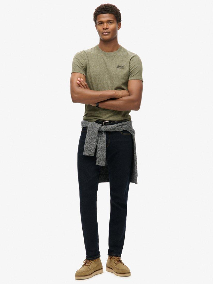 Product image 3 of 6, which shows Superdry Essential Logo T-Shirt, Ash Olive Marl, XXXL