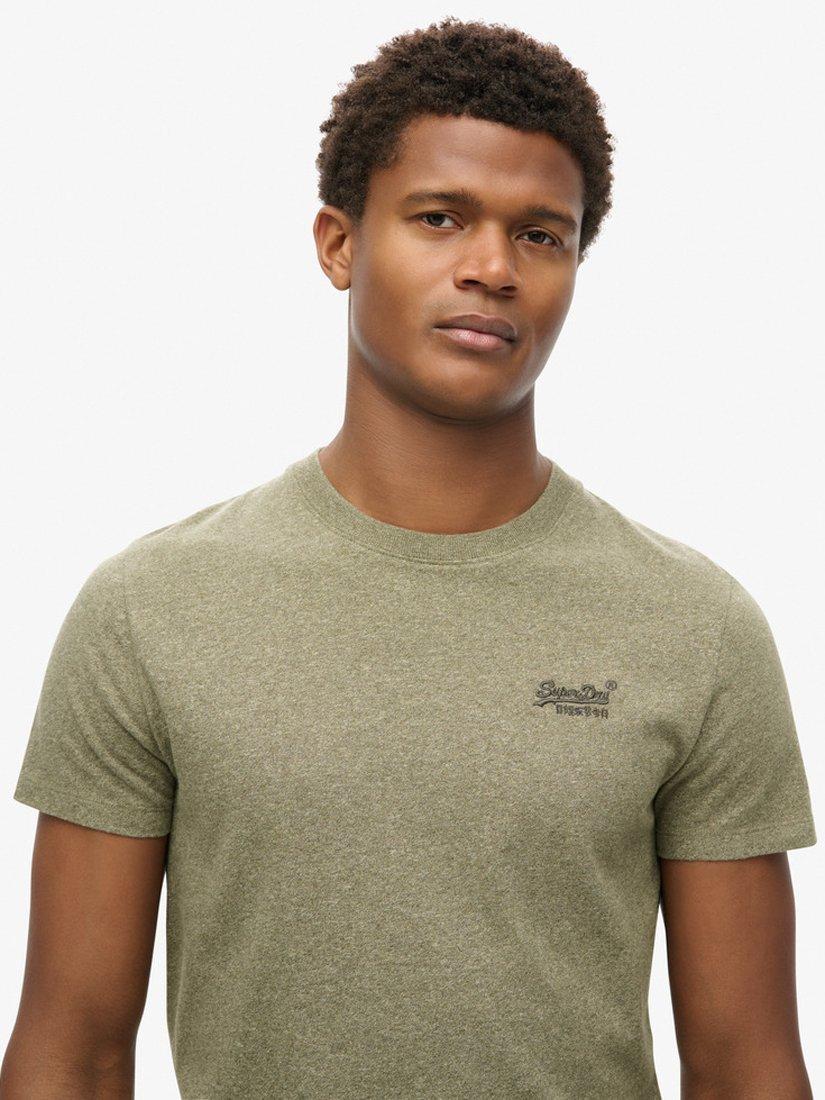 Product image 5 of 6, which shows Superdry Essential Logo T-Shirt, Ash Olive Marl, XXXL
