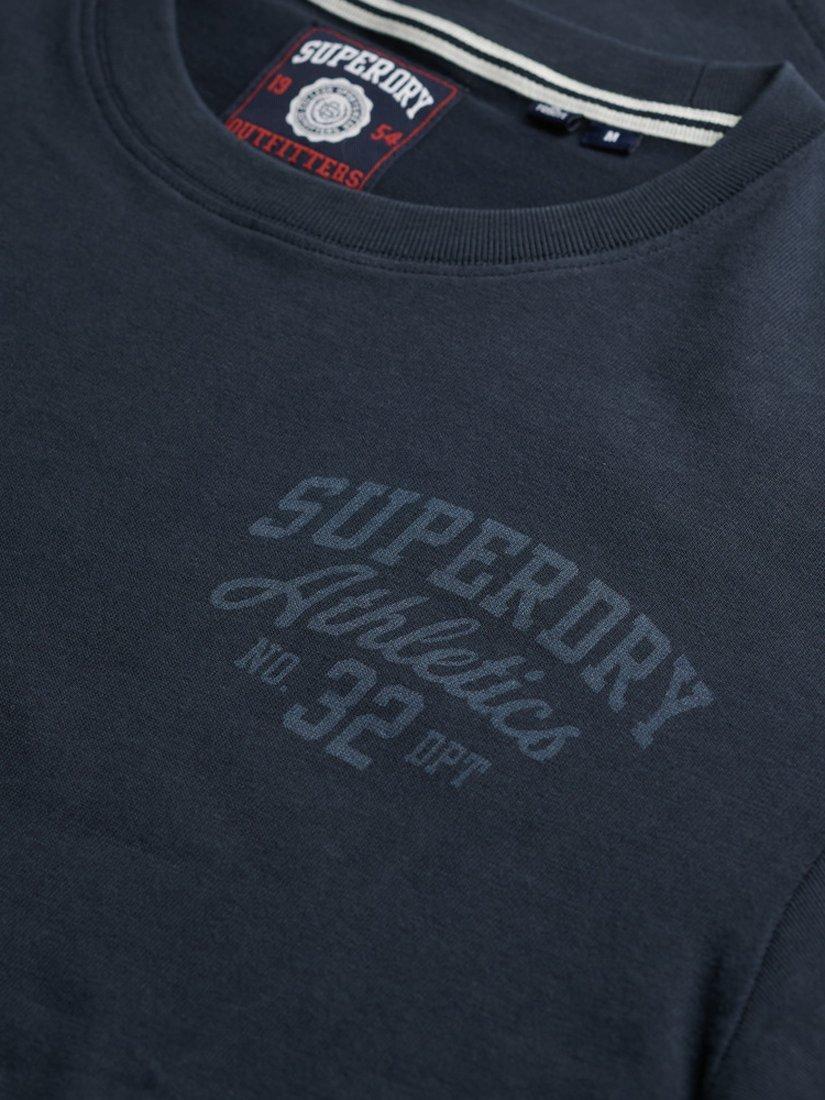 Product image 5 of 5, which shows Superdry Athletic Essential Graphic T-Shirt, Eclipse Navy, S