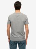 Superdry Vintage Workwear Relaxed T-Shirt, Light Grey True Grit