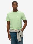Superdry Cotton Classic Essential Pocket T-Shirt, Washed Green Ash