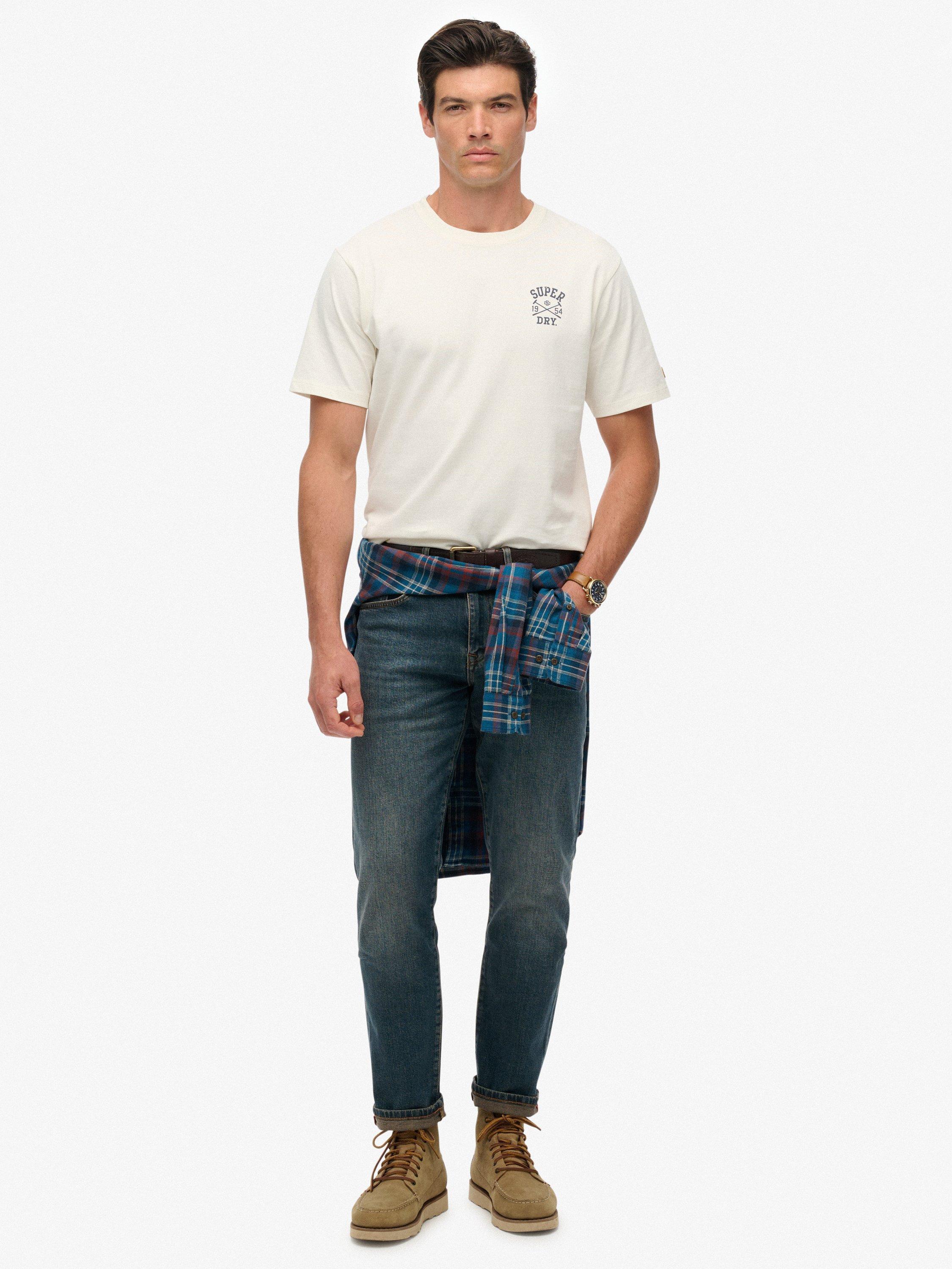 Product image 3 of 5, which shows Superdry Athletic Club T-Shirt, Off White, S