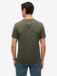 Superdry Cotton Regular Fit Vintage Logo Workwear T-Shirt, Dark Khaki