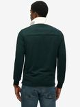 Superdry Relaxed Fit Cotton Rugby Shirt, Green