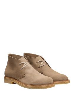 HUGO BOSS BOSS Kope Suede Chukka Boots, Medium Beige - view 2, Medium Beige