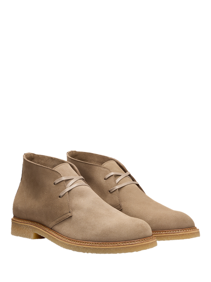 HUGO BOSS BOSS Kope Suede Chukka Boots, Medium Beige - view 2, Medium Beige