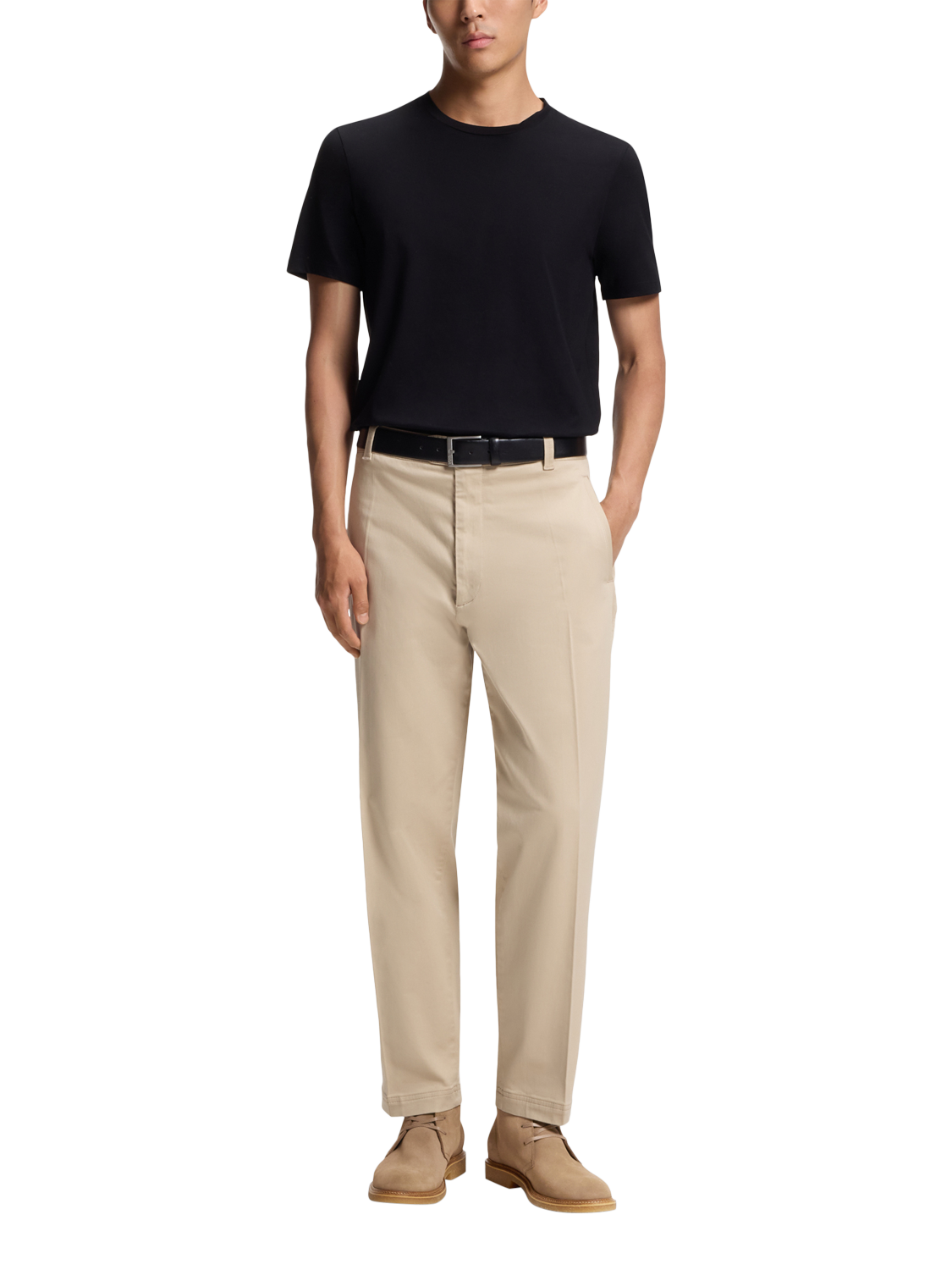 Product image 5 of 5, which shows HUGO BOSS BOSS Kope Suede Chukka Boots, Medium Beige, 10