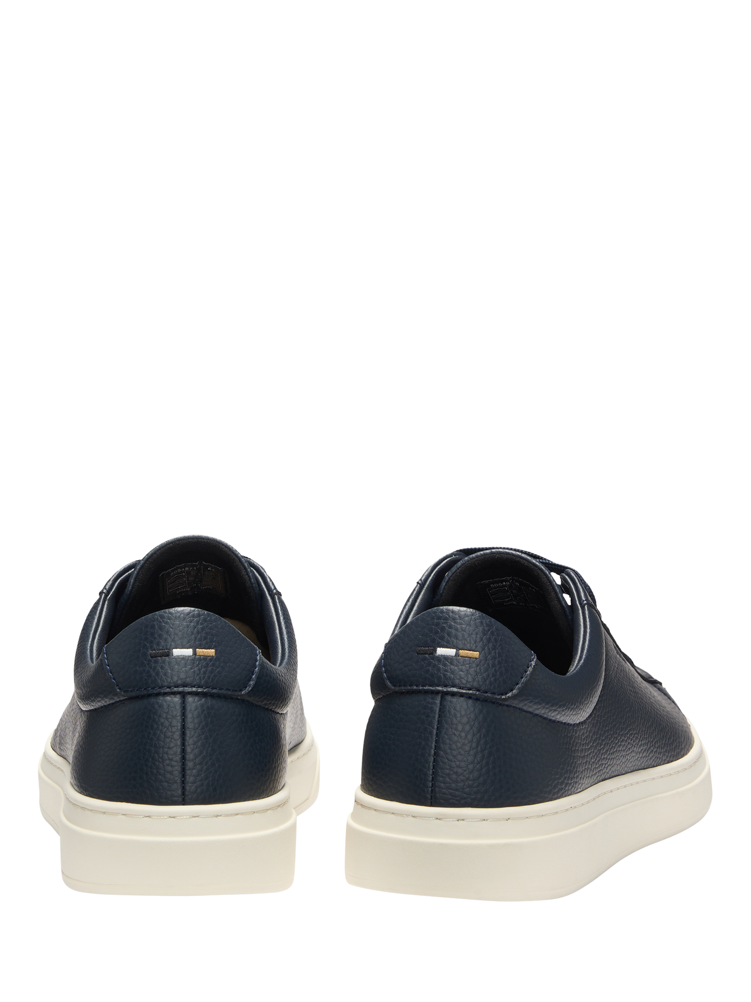 Product image 5 of 5, which shows HUGO BOSS BOSS Leather Trainers, Dark Blue, 10
