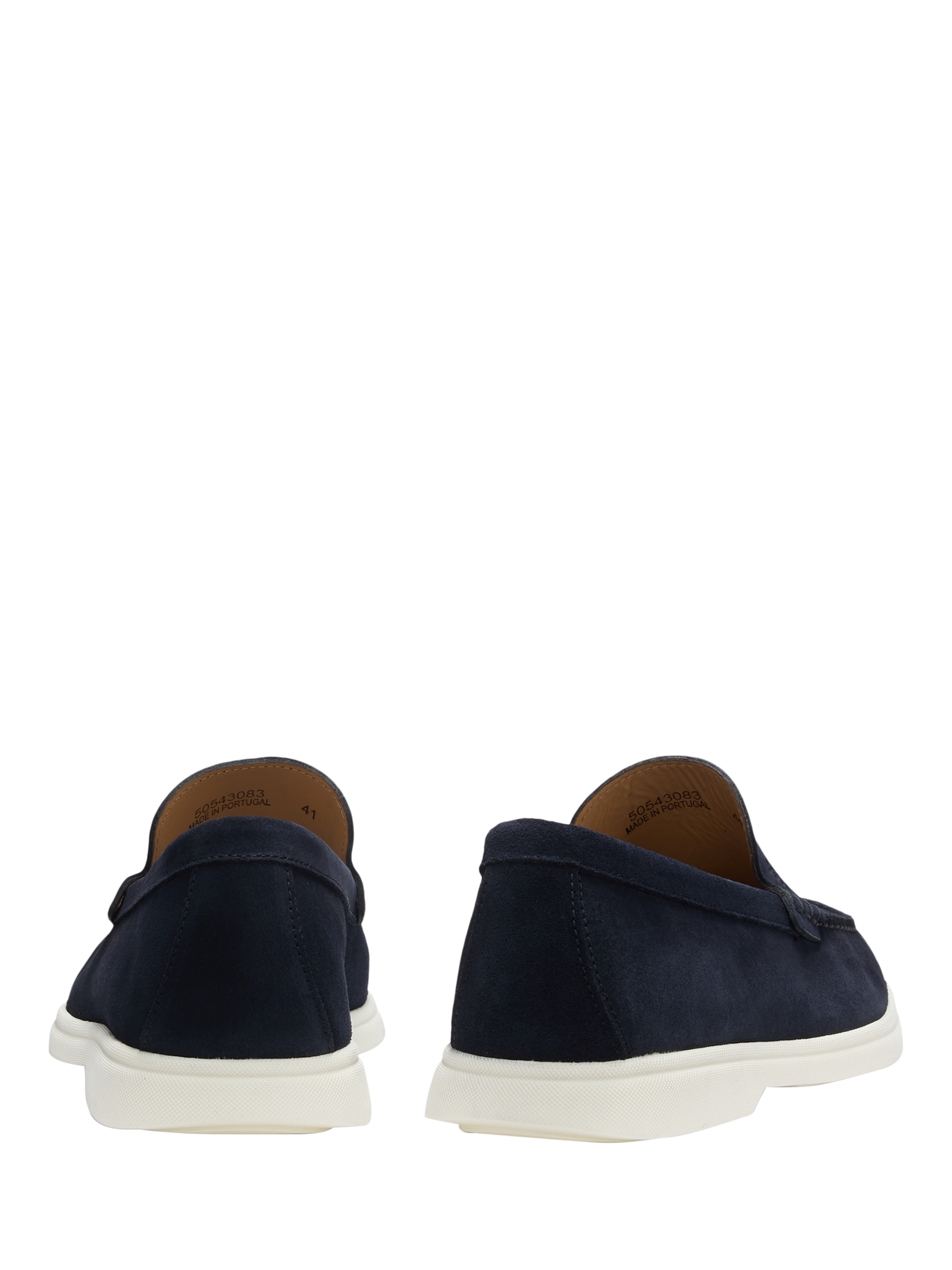 Product image 3 of 5, which shows HUGO BOSS BOSS Suede Loafers, Dark Blue, 8