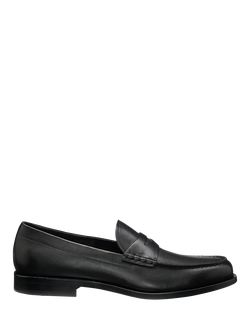 HUGO BOSS BOSS Leather Loafers, Black