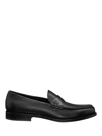 HUGO BOSS BOSS Leather Loafers, Black
