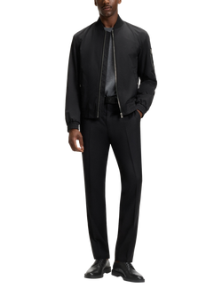 HUGO BOSS BOSS Leather Derby Shoes - view 2, Black