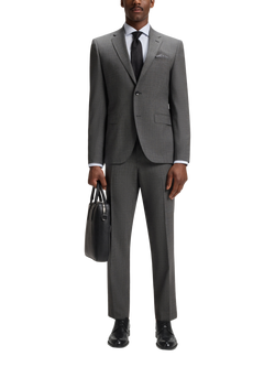 HUGO BOSS BOSS Leather Derby Shoes - view 2, Black