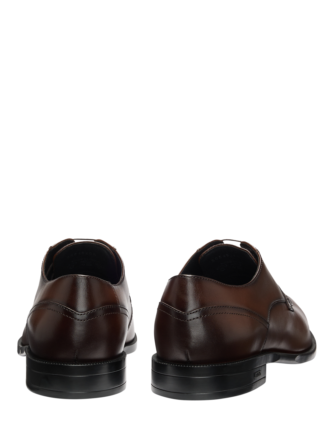 Product image 5 of 5, which shows HUGO BOSS BOSS Leather Derby Shoes, Dark Brown, 6