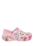 Angels by Accessorize Kids' Butterfly Print Clogs, Pink/Multi