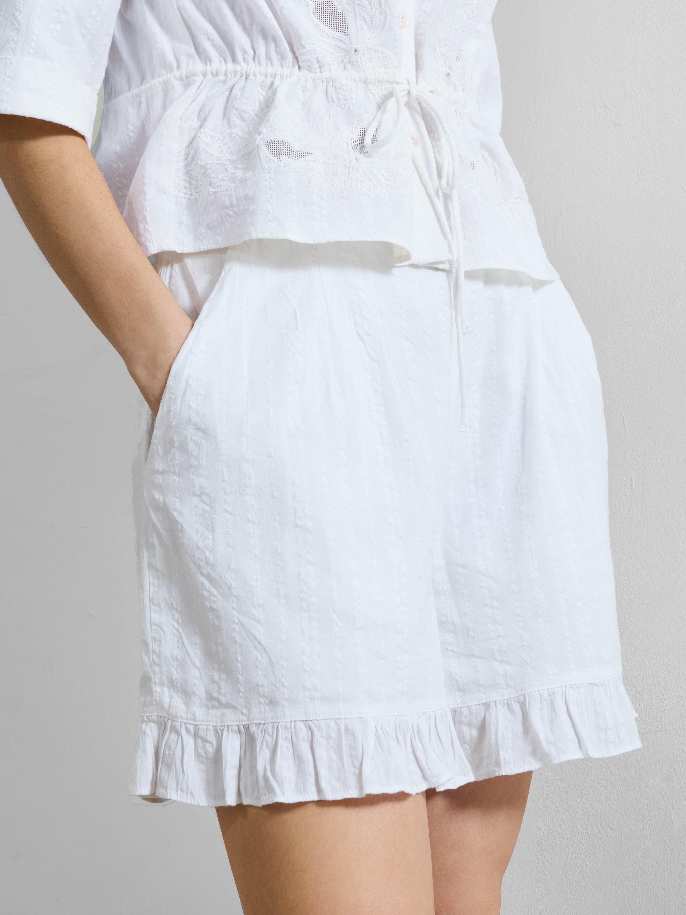 French Connection Barnet Textured Stripe Shorts