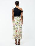 French Connection Monica Hallie Floral Skirt, White/Multi