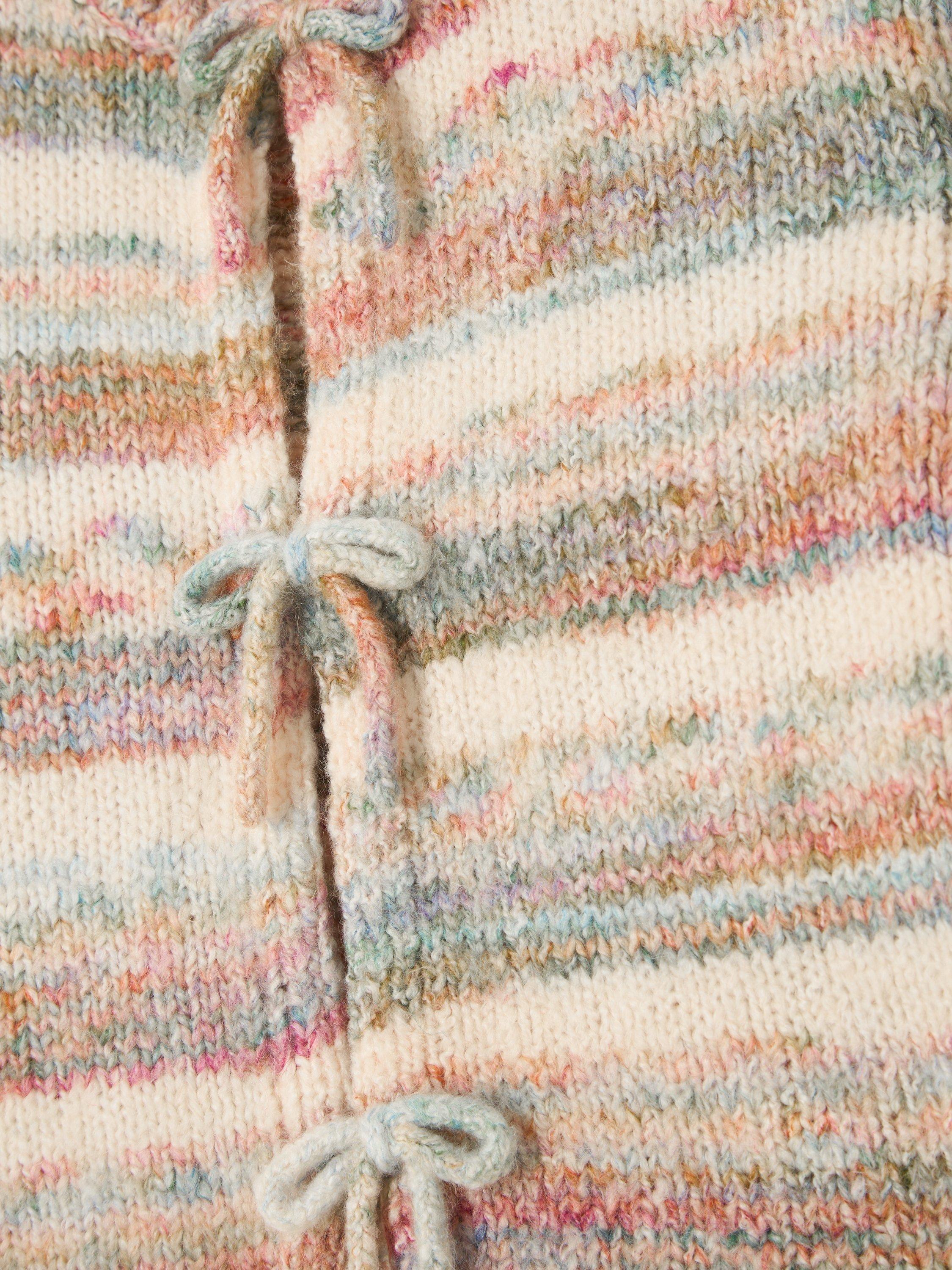 Product image 7 of 7, which shows John Lewis Kids' Rainbow Bow Cardigan, Multi, 7 years