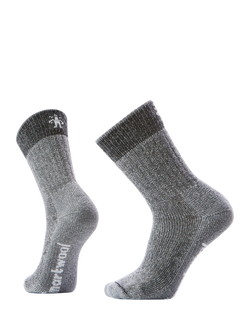 SmartWool Hike Classic Edition Extra Cushion Second Cut Crew Socks, Black, Black