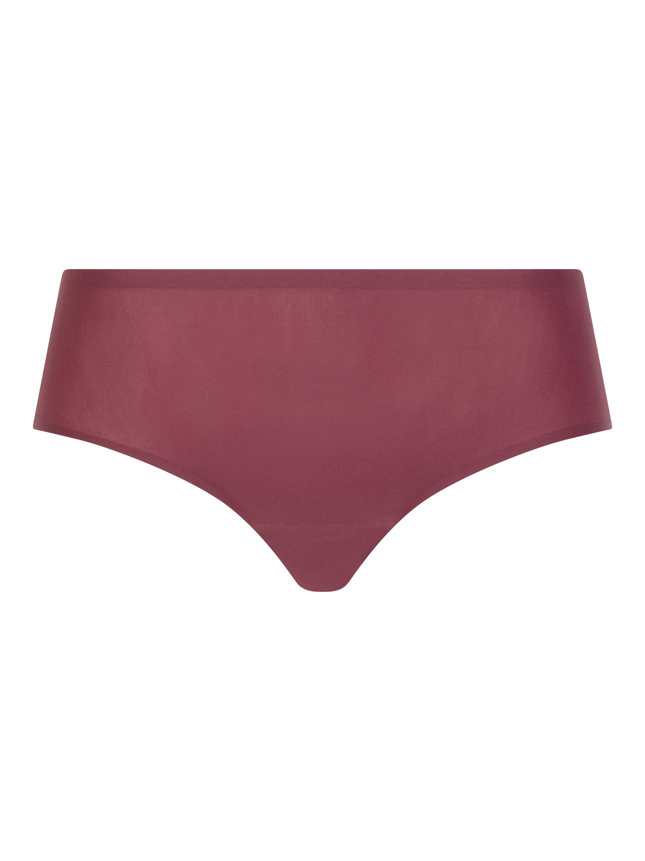 Product image 4 of 4, which shows Chantelle Soft Stretch Hipster Knickers, Sienna Red, One Size