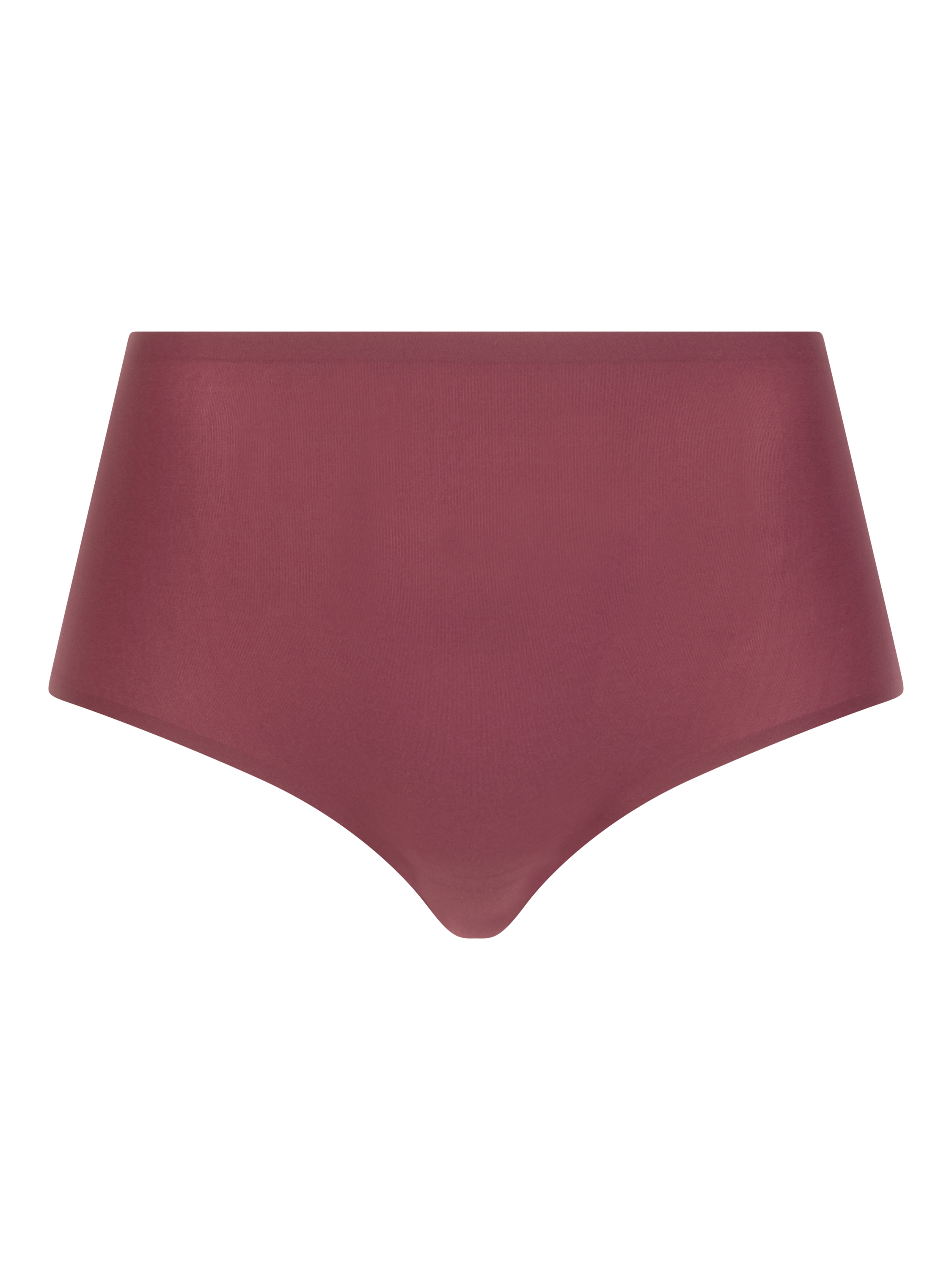 Product image 5 of 5, which shows Chantelle Soft Stretch High Waist Knickers, Sienna Red, One Size