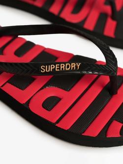 Superdry Core Logo Flip Flops - view 2, Black