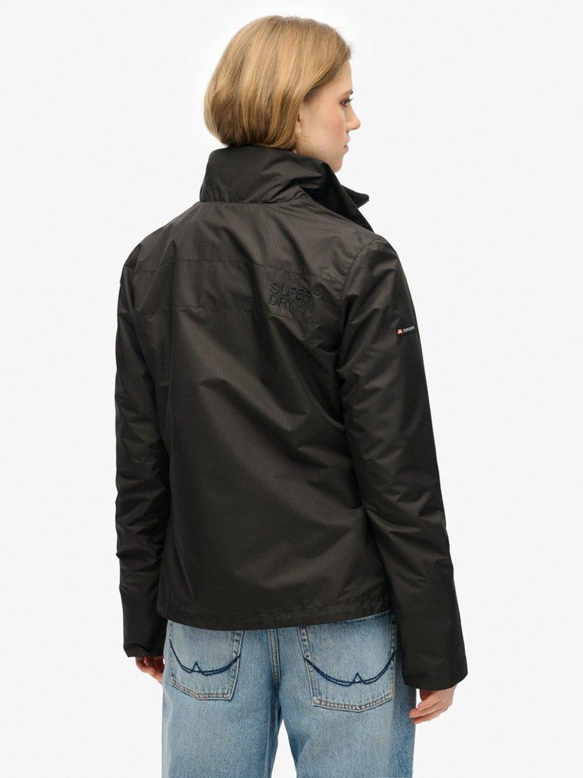 Product image 2 of 5, which shows Superdry Mountain Windbreaker Jacket, Black, 10
