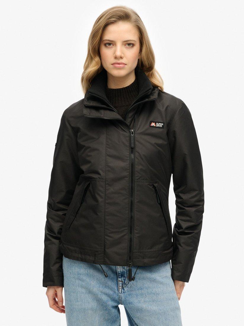Product image 3 of 5, which shows Superdry Mountain Windbreaker Jacket, Black, 10