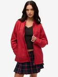 Superdry Oversized Classic Harrington Jacket, Varsity Red