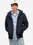 Superdry Oversized Hooded Bomber Jacket, Eclipse Navy