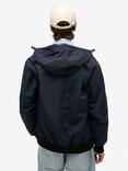 Superdry Oversized Hooded Bomber Jacket, Eclipse Navy