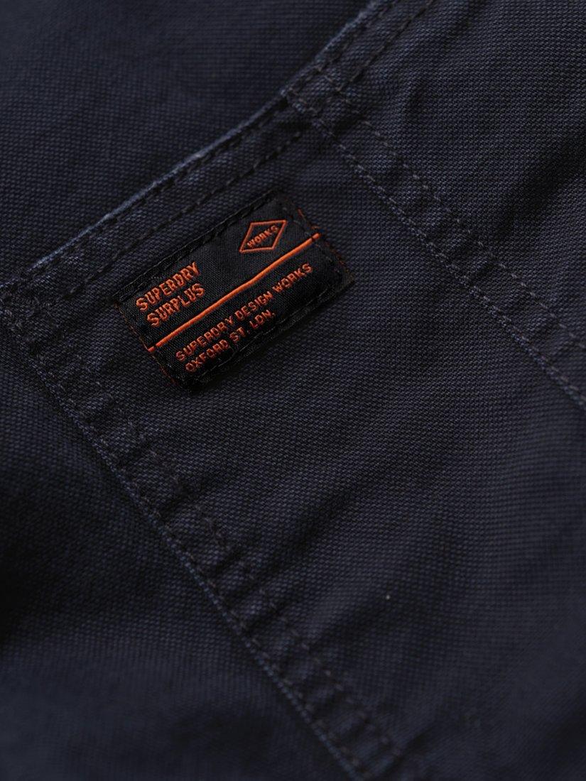 Product image 5 of 6, which shows Superdry Oversized Surplus Four Pocket Chore Jacket, Eclipse Navy, XS