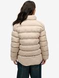 Superdry Oversized Sports Puffer Jacket, Chateau Gray