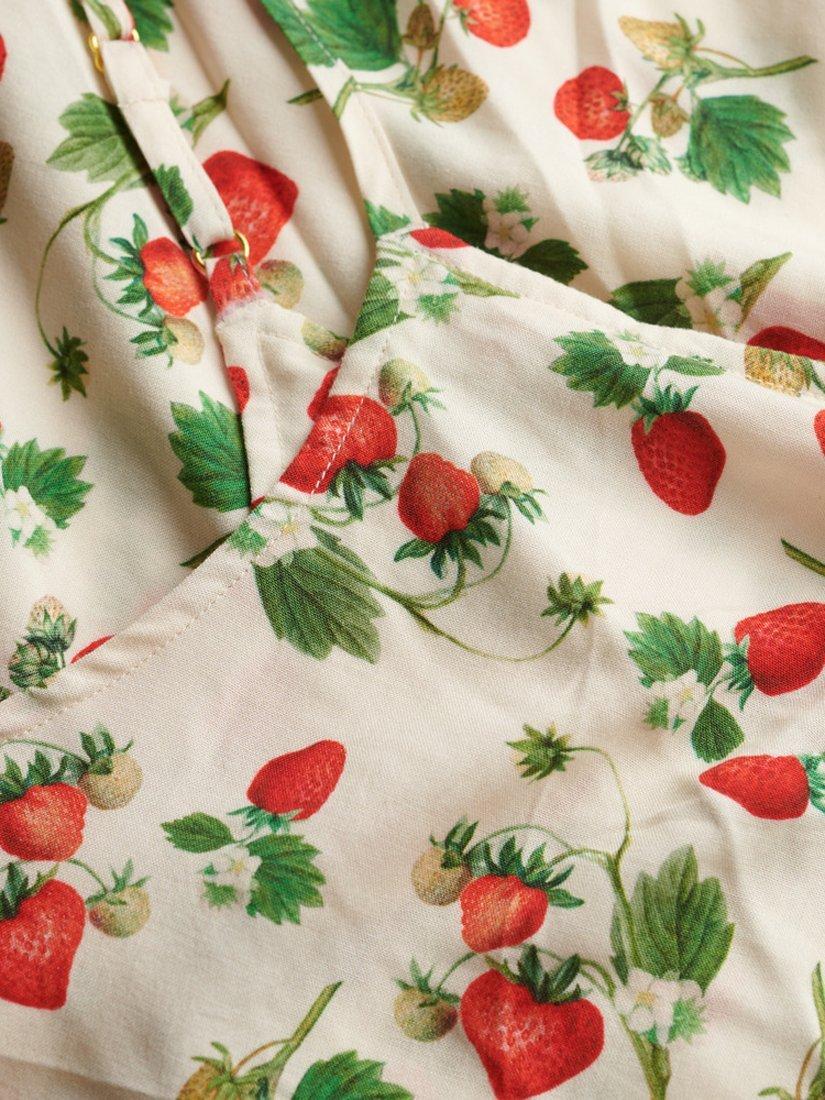 Product image 6 of 6, which shows Superdry Strawberry Print Bias Cut Slip Maxi Dress, Strawberry, 10