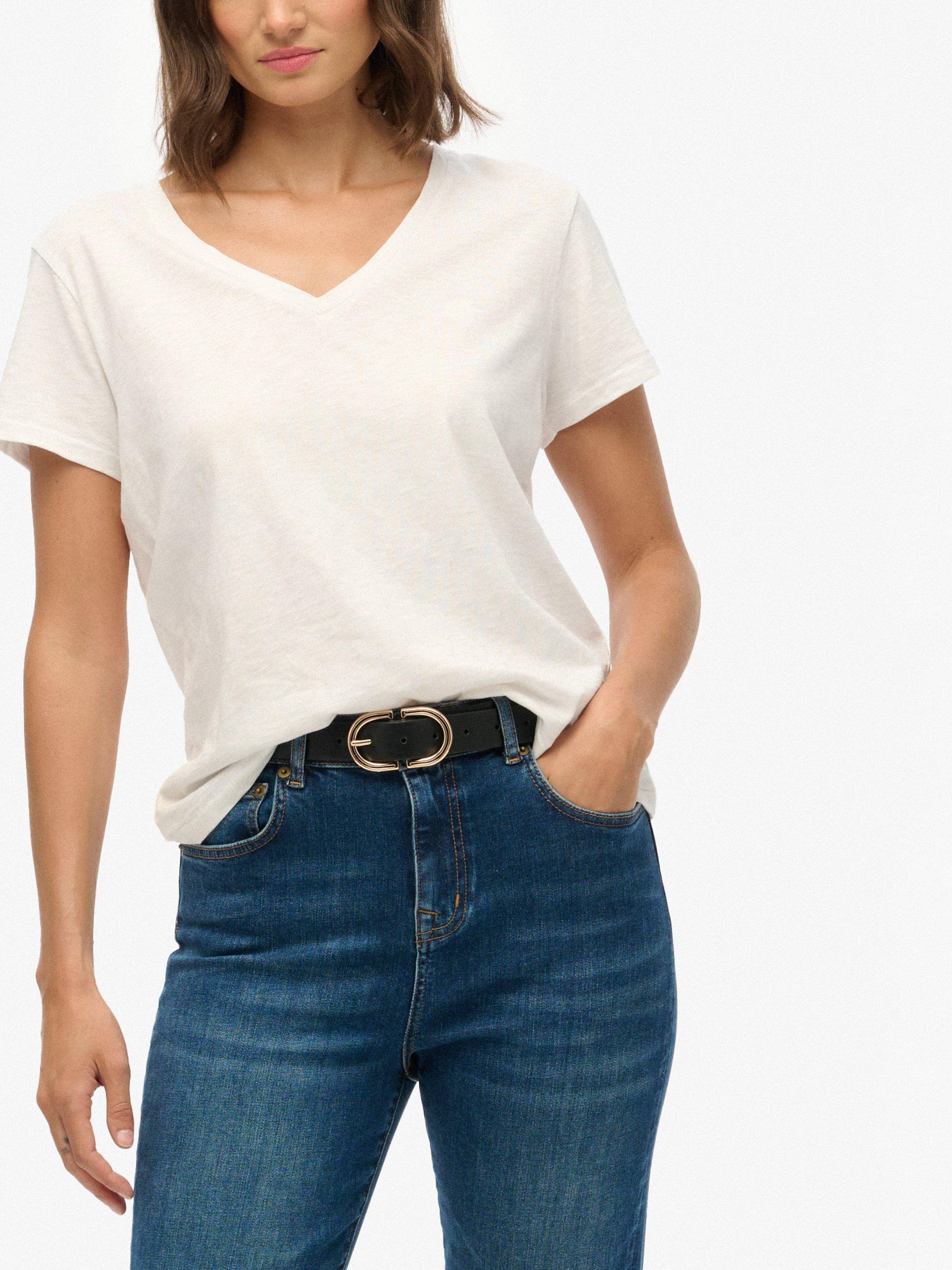 Product image 6 of 6, which shows Superdry High Rise Flare Jeans, Deep Indigo, W26/L30