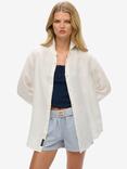 Superdry Oversized Casual Pure Linen Shirt, Optic