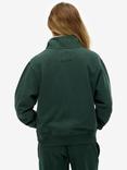 Superdry Athletic Essentials Appliqué 1/2 Zip Sweatshirt, Enamel Green