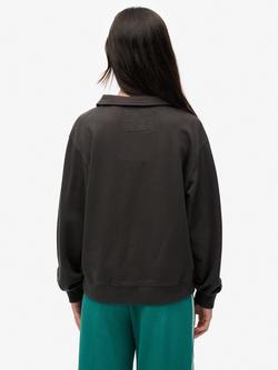Superdry Athletic Essentials 1/2 Zip Jumper - view 2, Bison Black