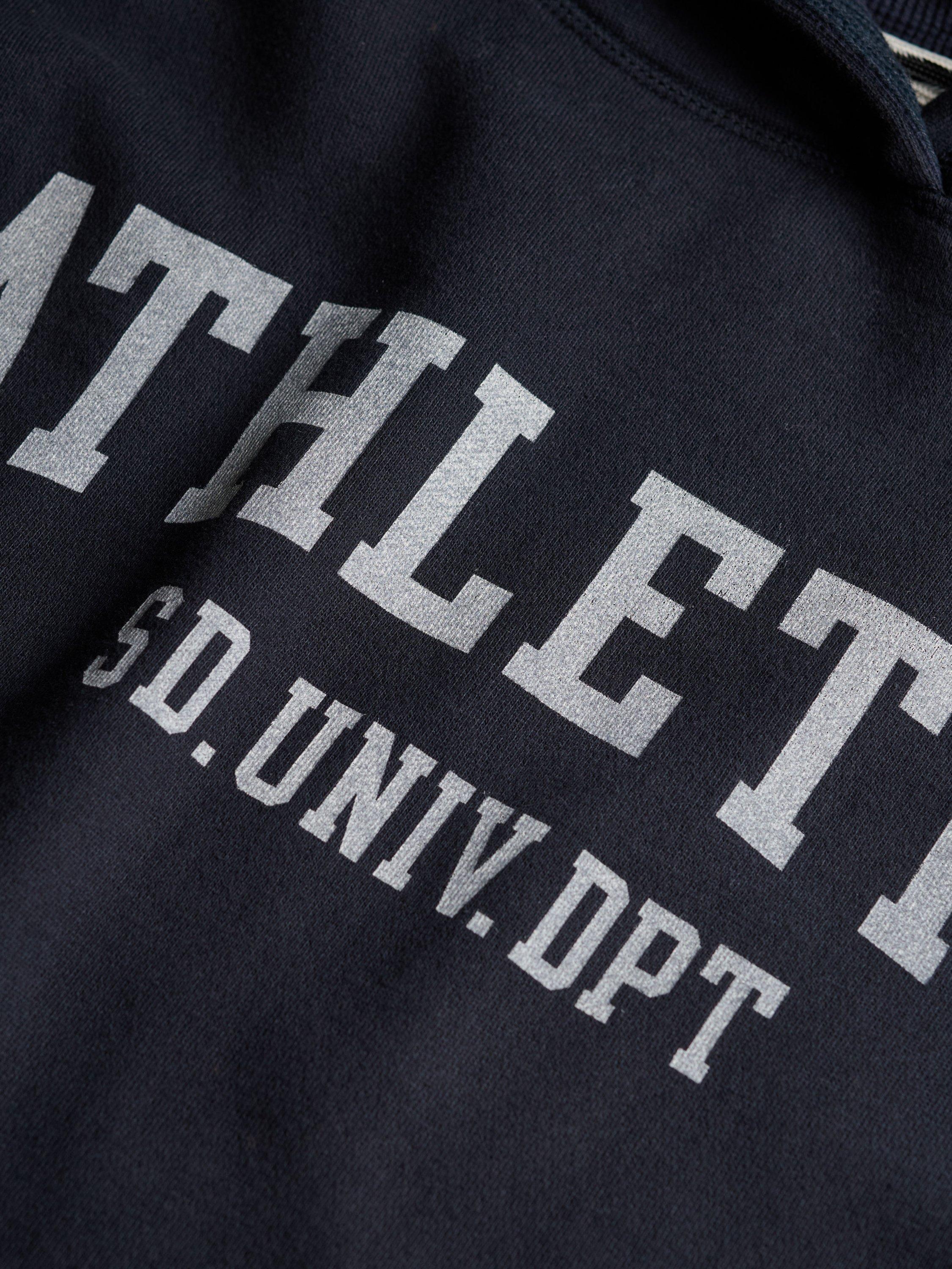 Product image 6 of 6, which shows Superdry Athletic Essentials Relaxed Hoodie, Eclipse Navy, 10