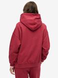Superdry Athletic Essentials Relaxed Hoodie, Bordeaux Red