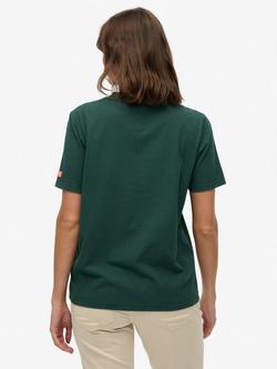 Superdry Tokyo Narrative Relaxed T-Shirt - view 2, Enamel Green