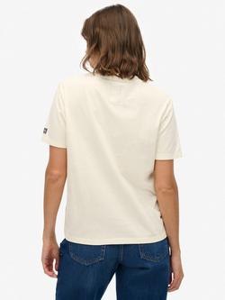 Superdry Tokyo Narrative Relaxed T-Shirt - view 2, Desert Bone White