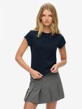 Superdry Athletic Essential T-Shirt, Eclipse Navy