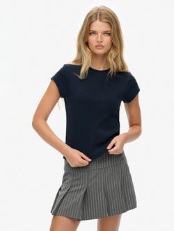 Superdry Athletic Essential T-Shirt, Eclipse Navy, Eclipse Navy