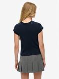 Superdry Athletic Essential T-Shirt, Eclipse Navy