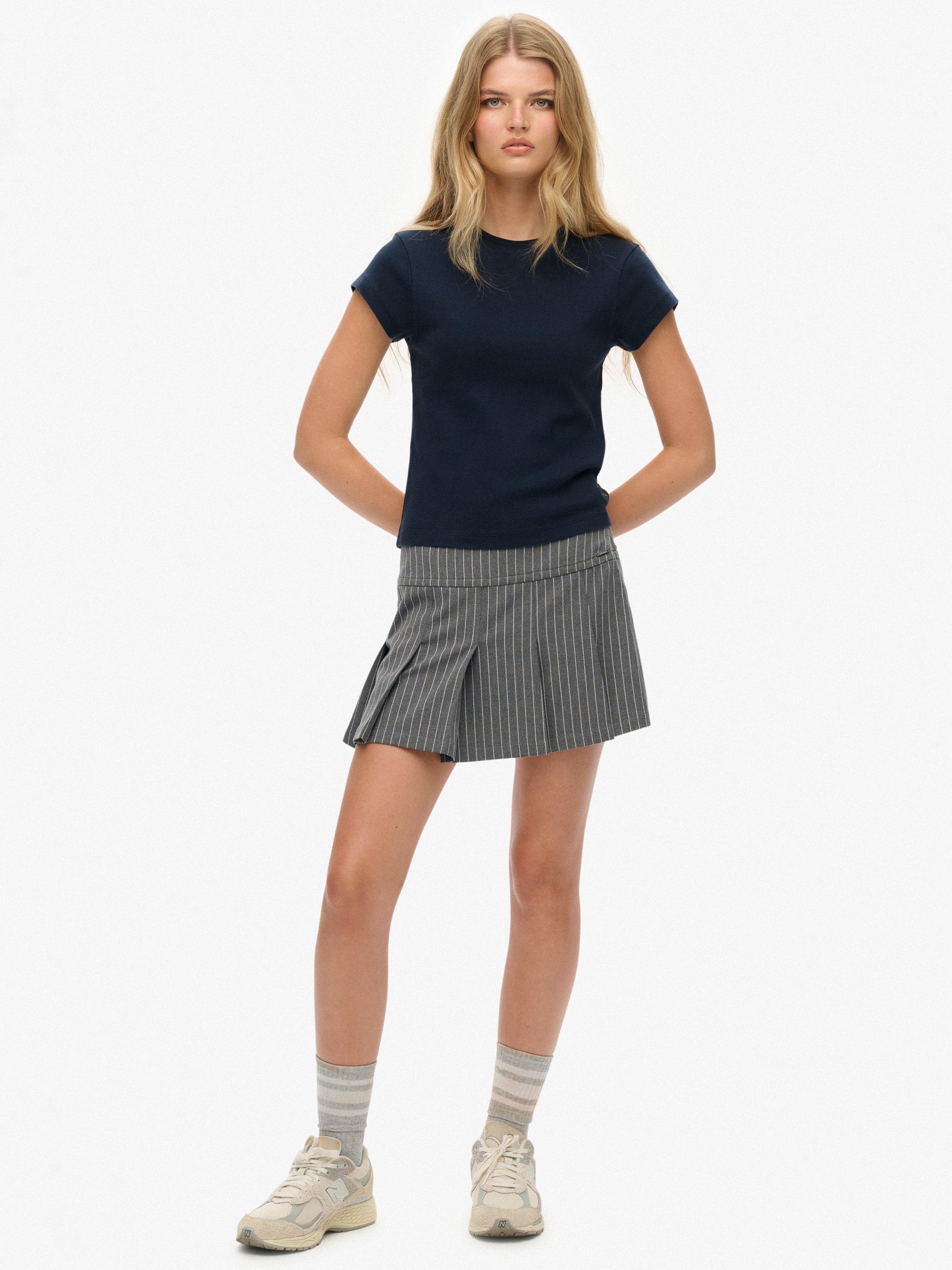 Product image 3 of 6, which shows Superdry Athletic Essential T-Shirt, Eclipse Navy, 10