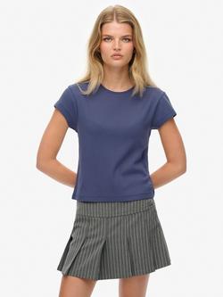 Superdry Athletic Essential T-Shirt, Mariner Navy, Mariner Navy