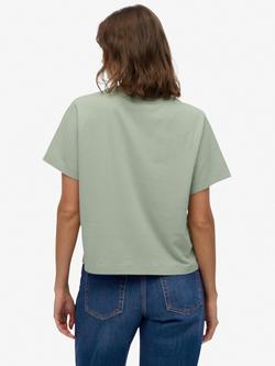 Superdry Athletic Essentials Loose T-Shirt - view 2, Light Jade Green