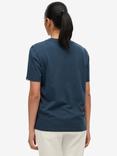 Superdry Rainbow Stripe T-Shirt, Eclipse Navy, Eclipse Navy